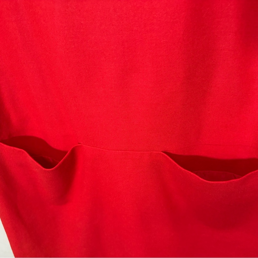 J. Crew Vibrant Orange 3/4 Sleeve Dress,Size 8,97%Wool,3%Spandex - Picture 4 of 8